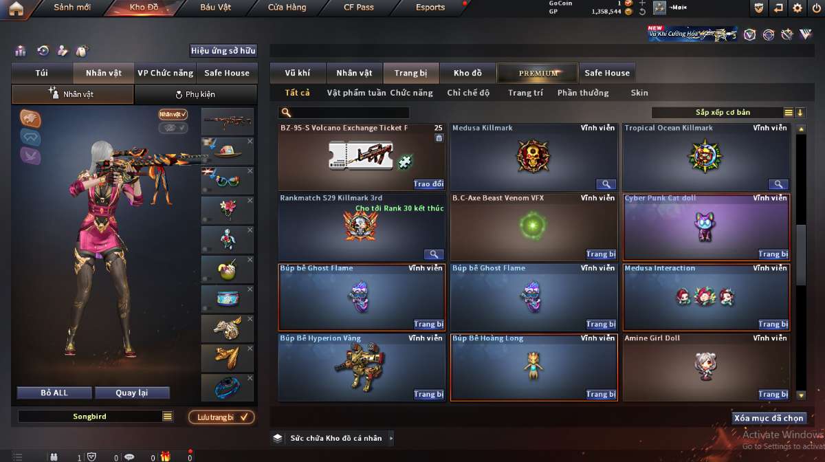shop acc cf uy tin gia re
